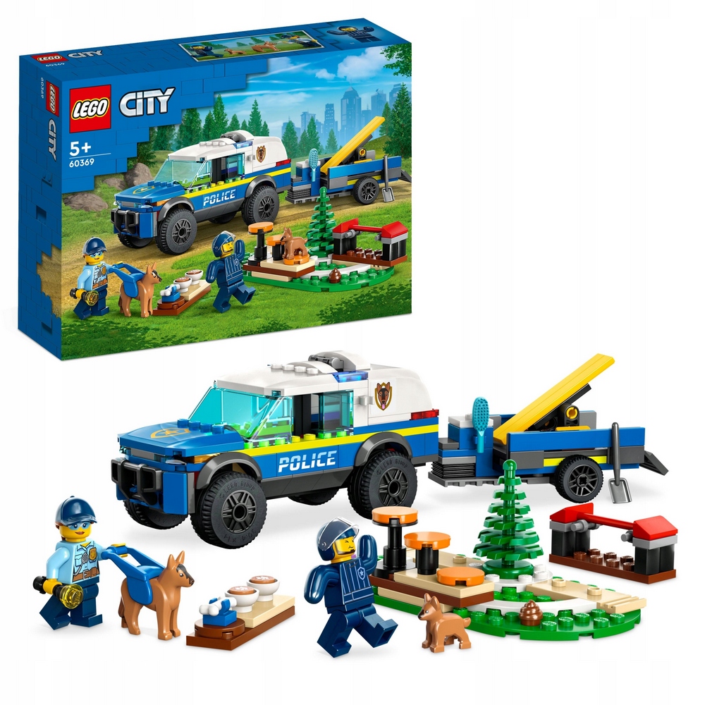 LEGO City 60369 Výcvik policajných psov v teréne